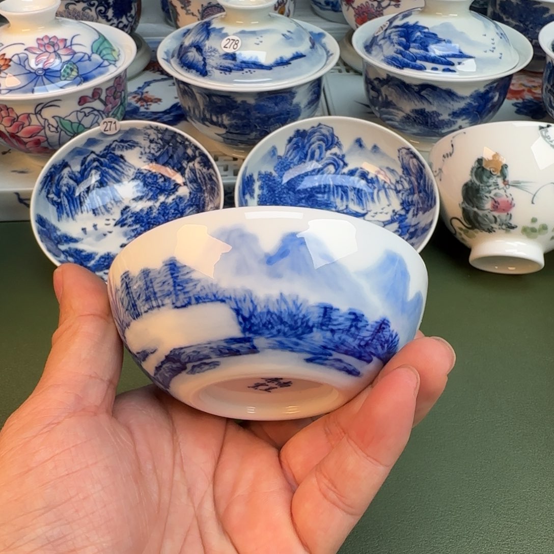陶纯手工纯手绘茶具239