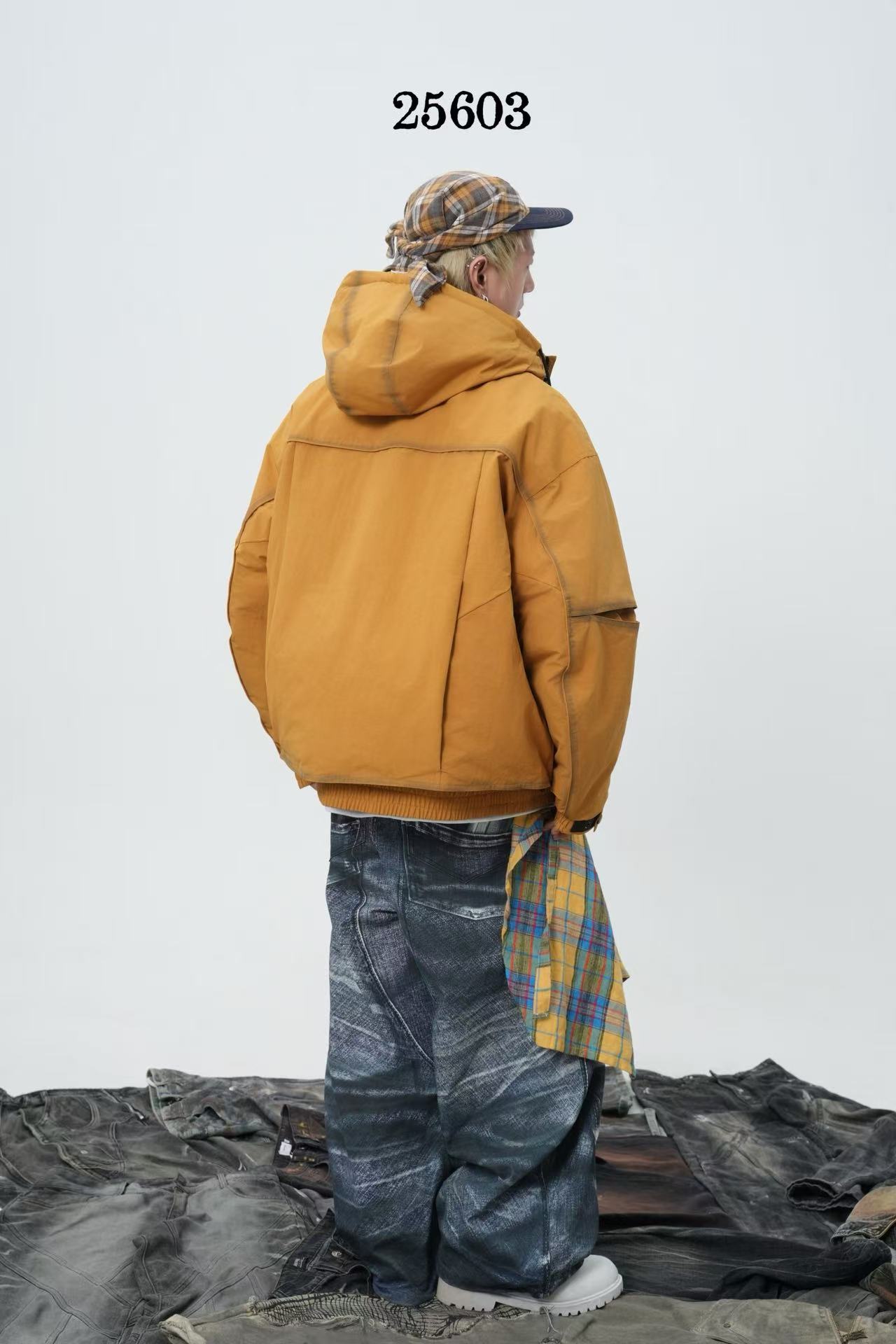 短款加厚男款羽绒服秋冬冬季户外抗寒工装冲锋衣保暖连帽鸭绒外套