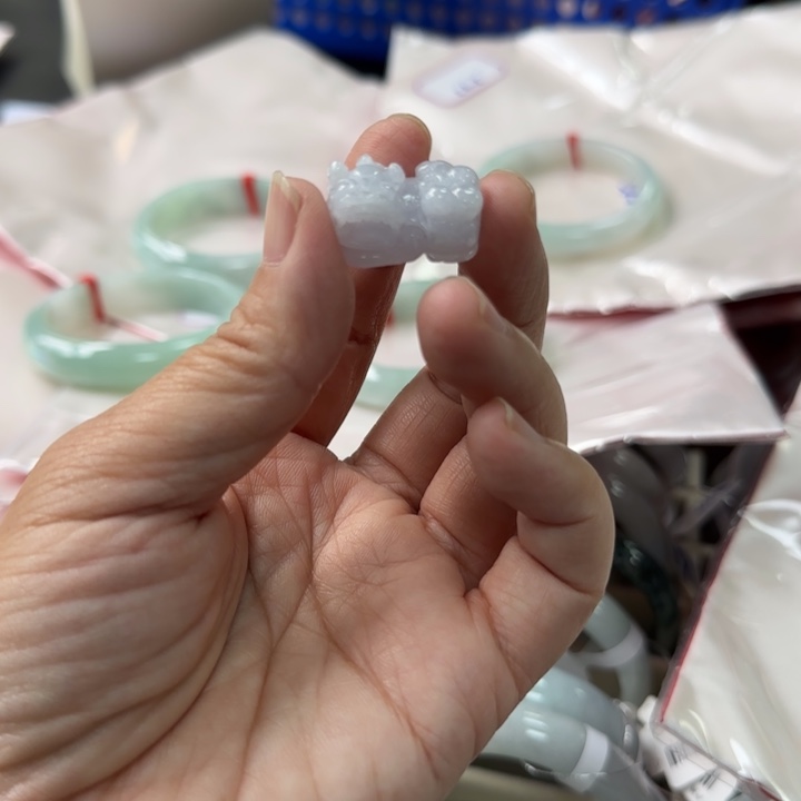 翡翠未镶嵌手链翡翠挂坠天然A货