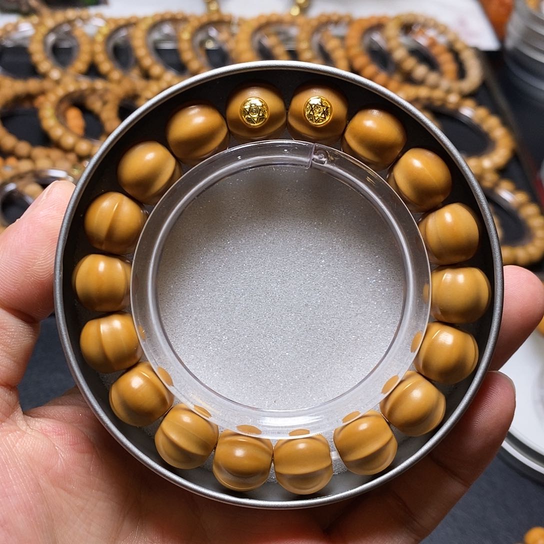 猴头核桃手串双标四花鲨鱼鳍尺寸13-14全品9号