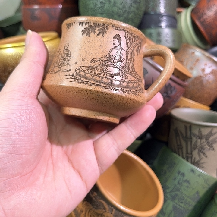 茶杯紫砂全手工紫砂主人杯