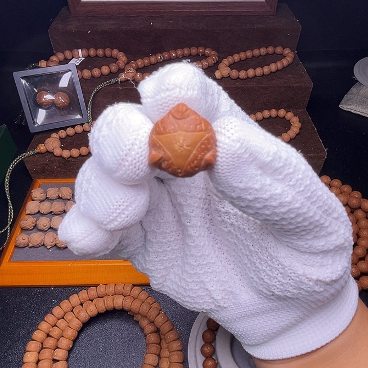 把件凤眼菩提恶魔龙三通