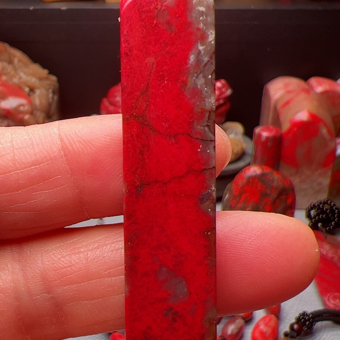 昌化石昌化鸡血石印章