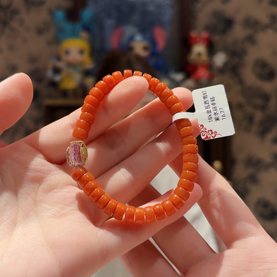 未镶嵌手链南红玛瑙