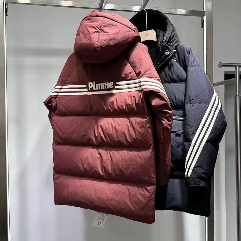 2078冬季御寒保暖锁温防寒服男女百搭时尚潮流断码中长修身外套