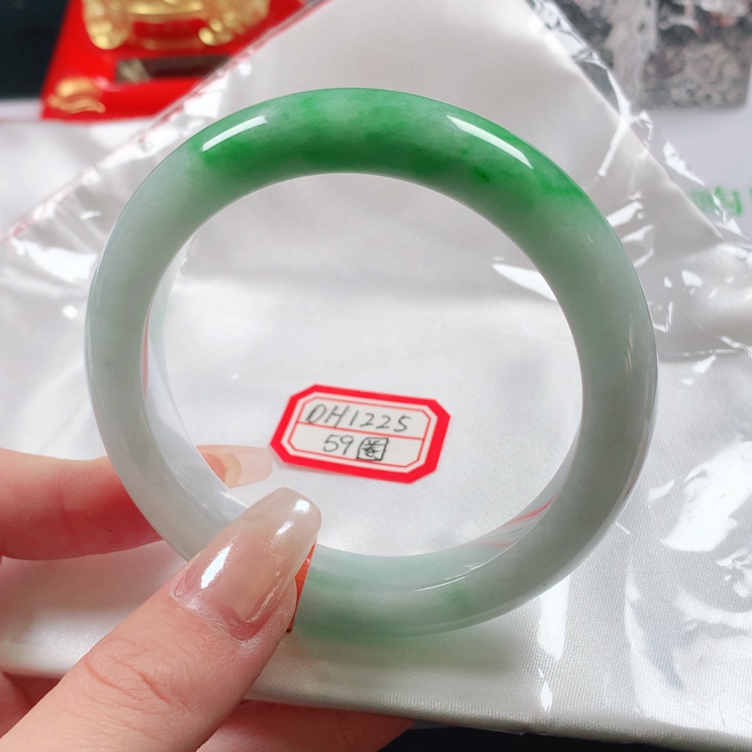 未镶嵌手镯翡翠天然翡翠手镯oh1225
