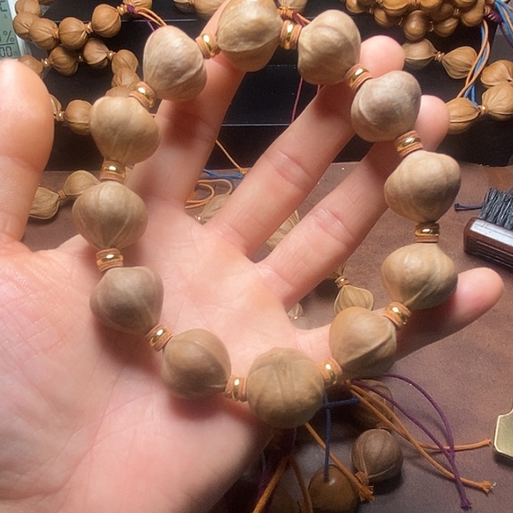 橄榄核手串/手链蒜头20