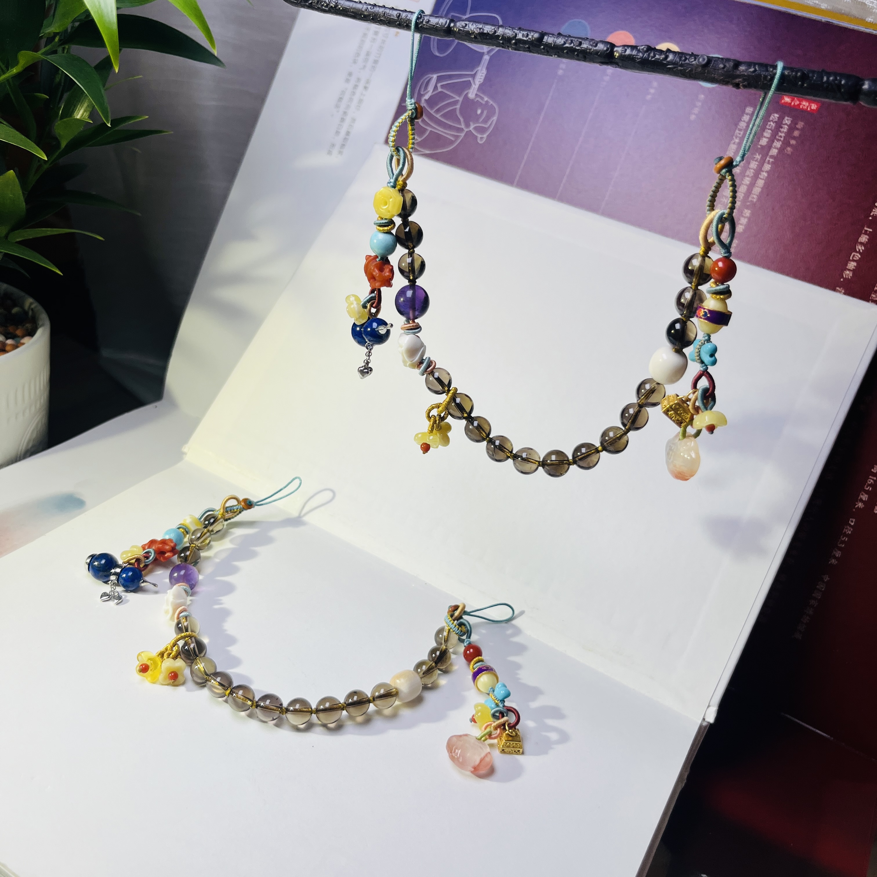 925银银制品 【桦雅珠宝】925银多宝手机链-多样性发一Y588-自发