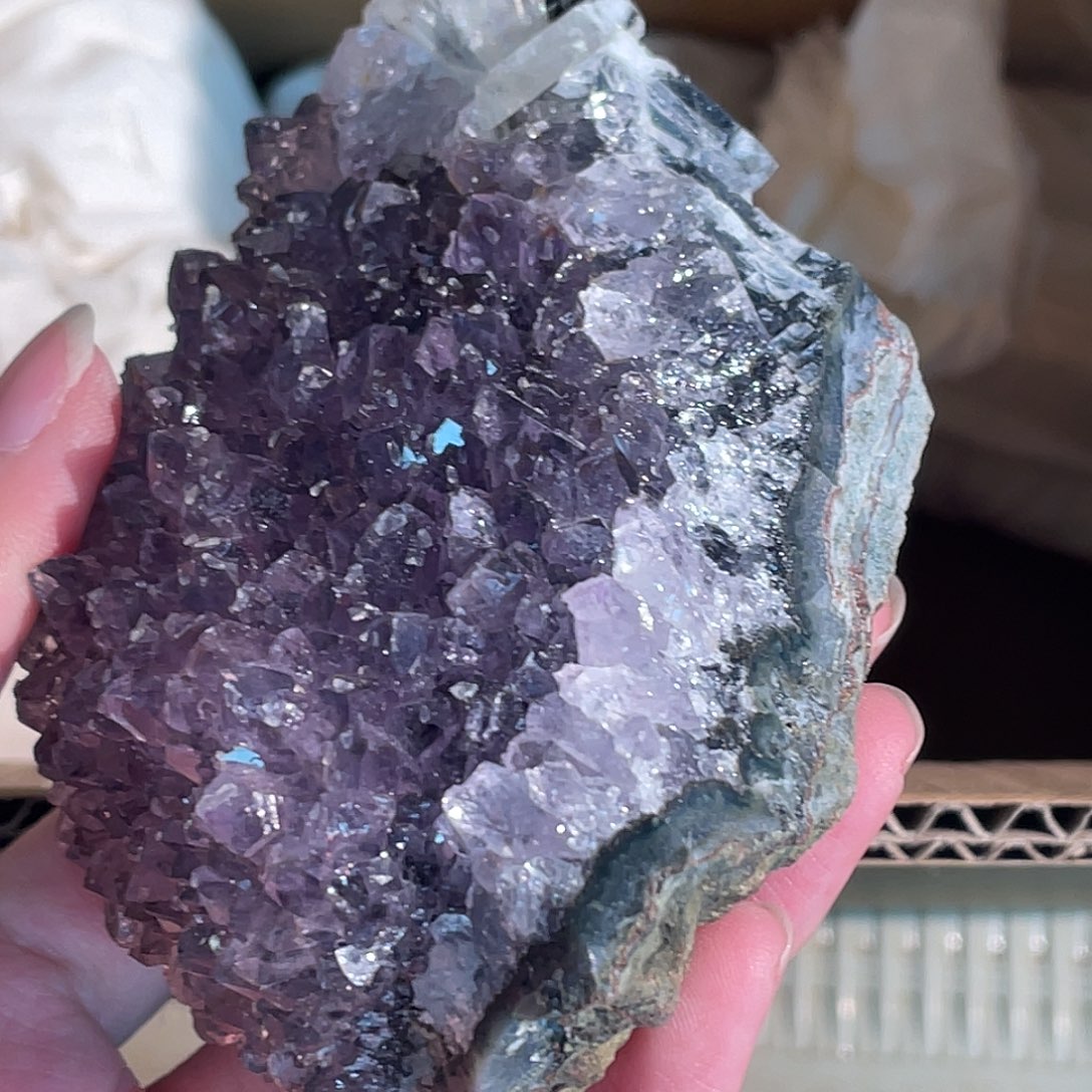 手链水晶未镶嵌紫水晶 83号