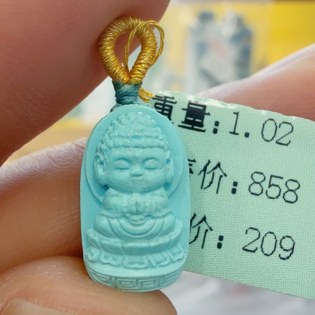 绿松石未镶嵌配饰