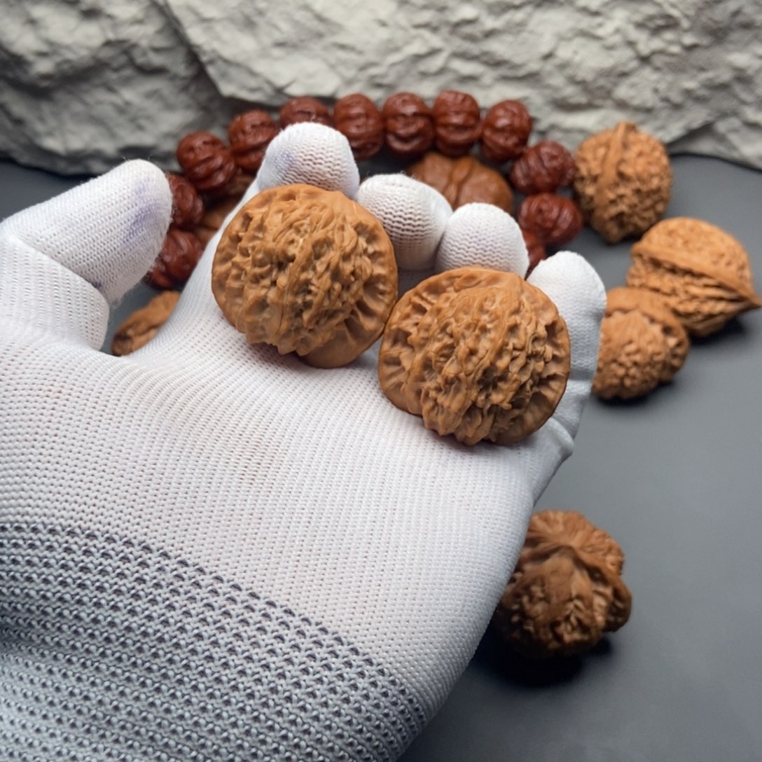 文玩核桃吊坠40磨盘