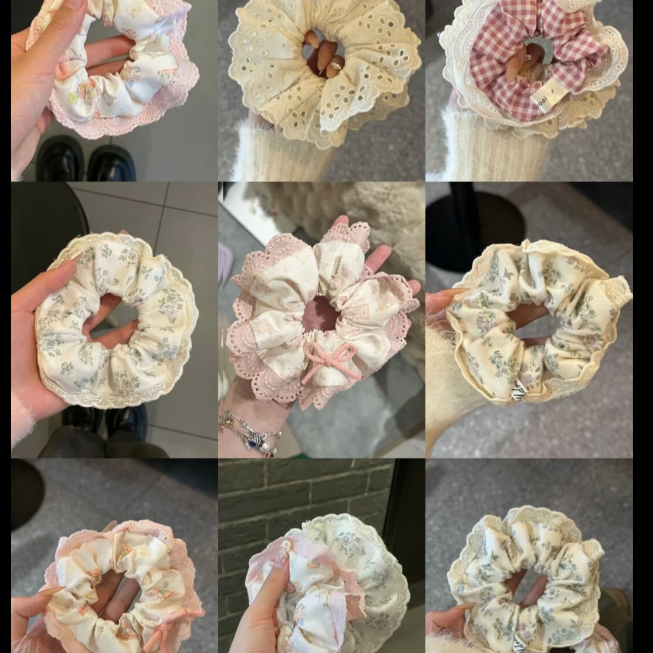 韩系甜美可爱发饰直播扣号选款