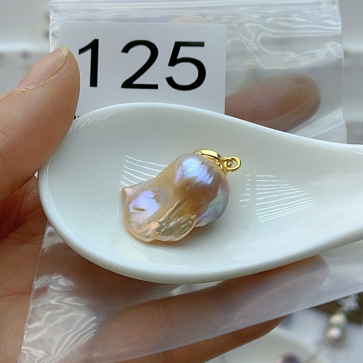 淡水珍珠颈饰银S925镶嵌