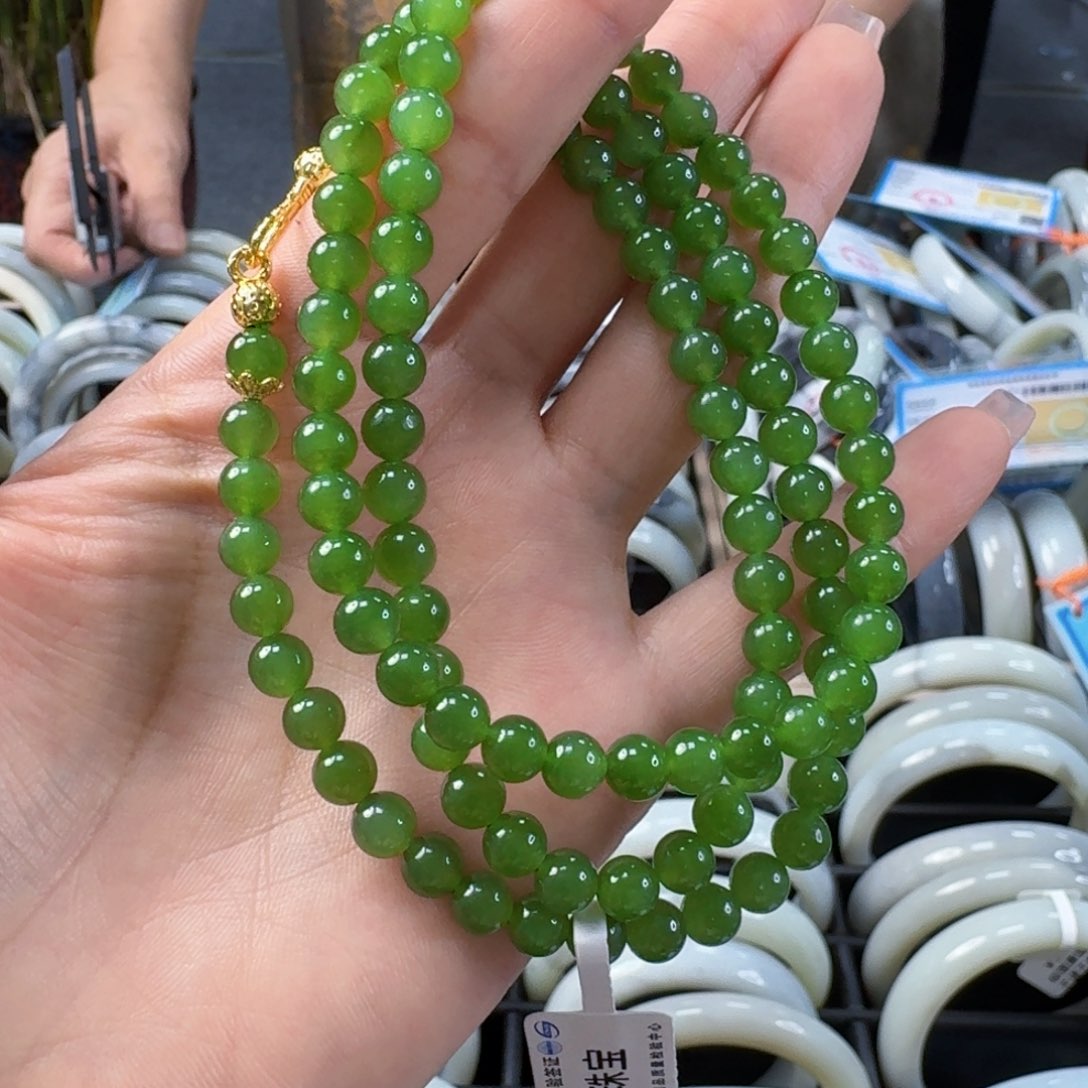 和田玉（碧玉）未镶嵌颈饰卡6