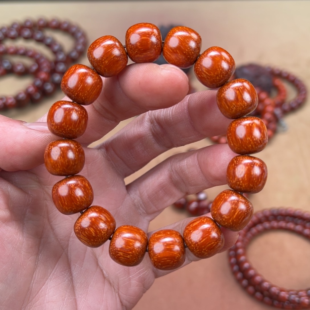 檀香紫檀（小叶紫檀）手串/手链13x14老型，298