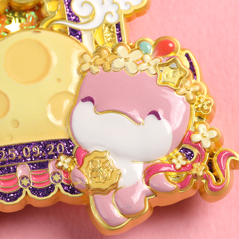 第十五届全运会倒计时系列50天中秋乐融融周边流沙冰箱贴送礼精美