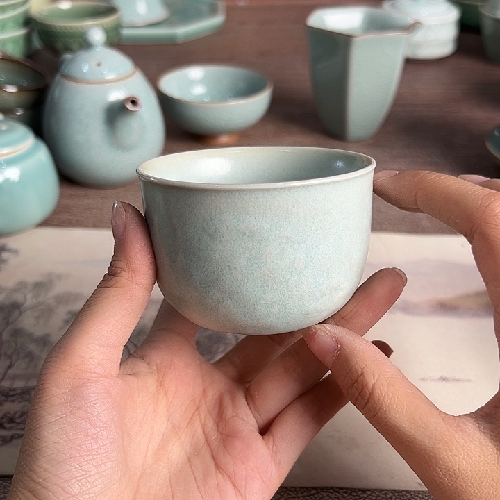 小米茶器龙泉青瓷