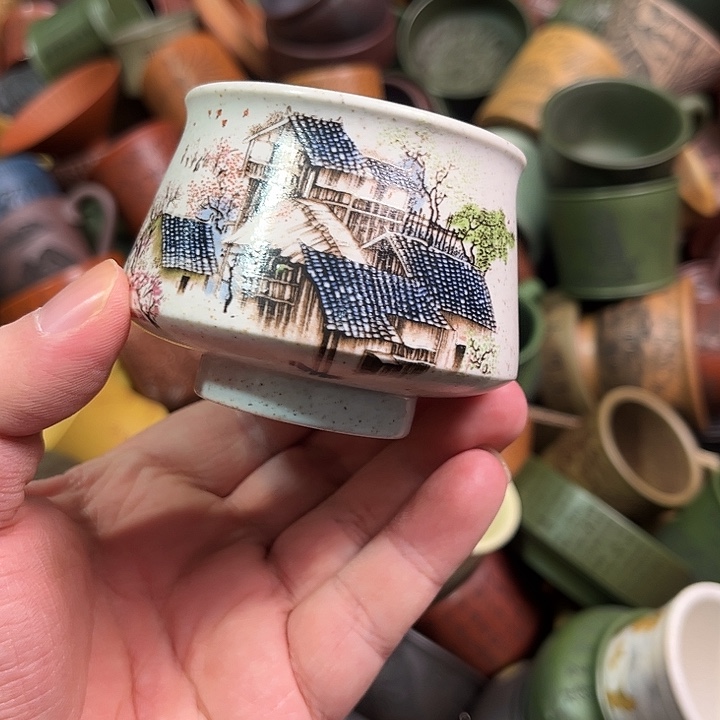 紫砂茶杯全手工紫砂主人杯