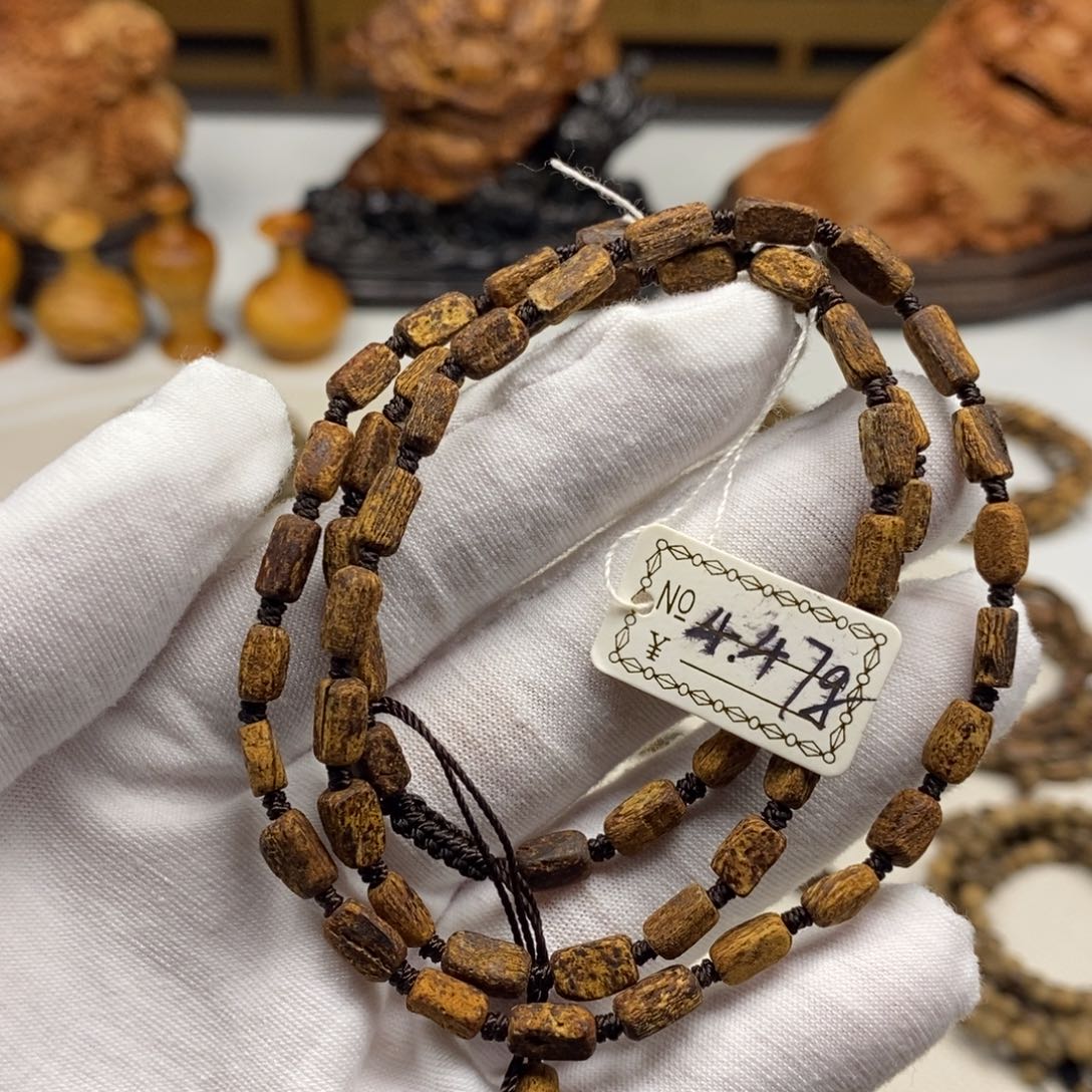 沉香手串斯里兰卡 土沉随形 4.47克