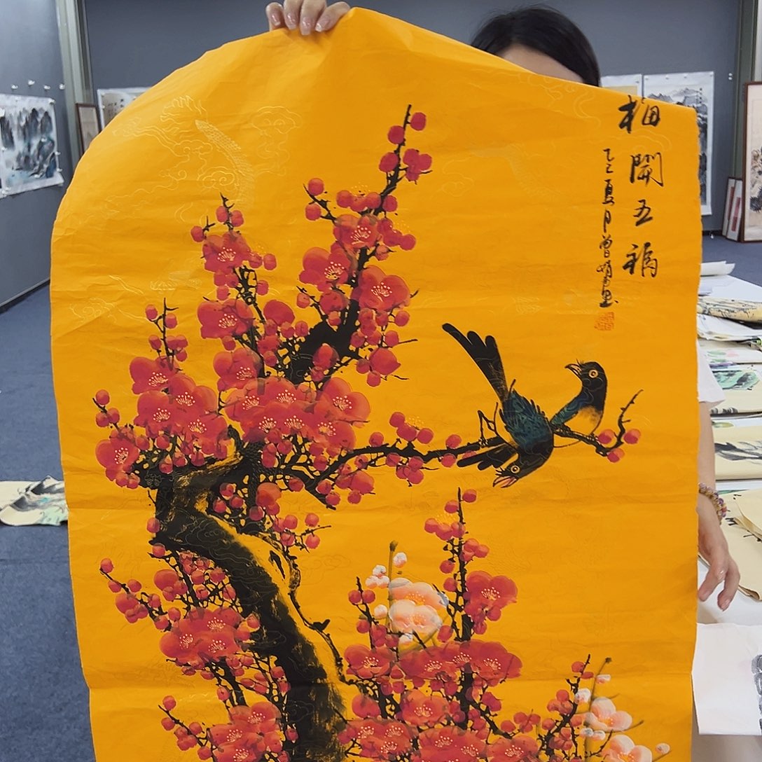 国画事事顺心如意万事如意