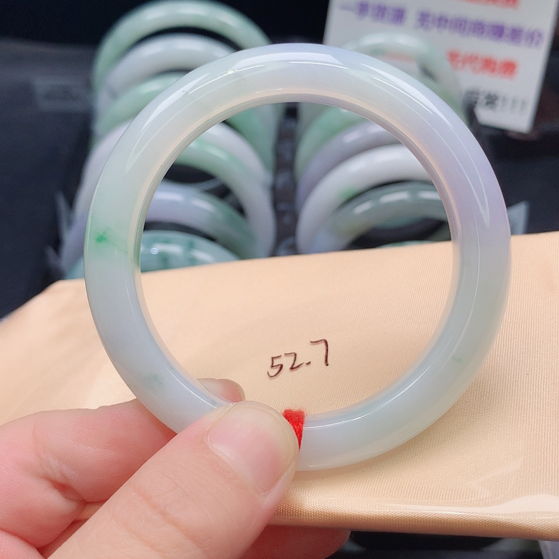翡翠未镶嵌手镯y1