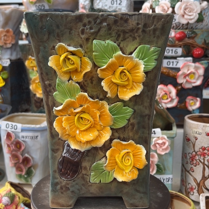 紫砂花盆粗陶材质多肉花盆