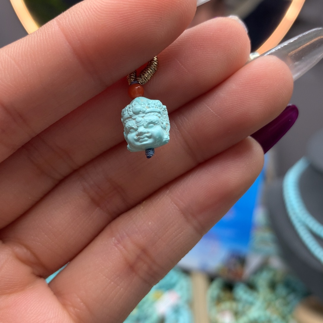 绿松石挂件未镶嵌