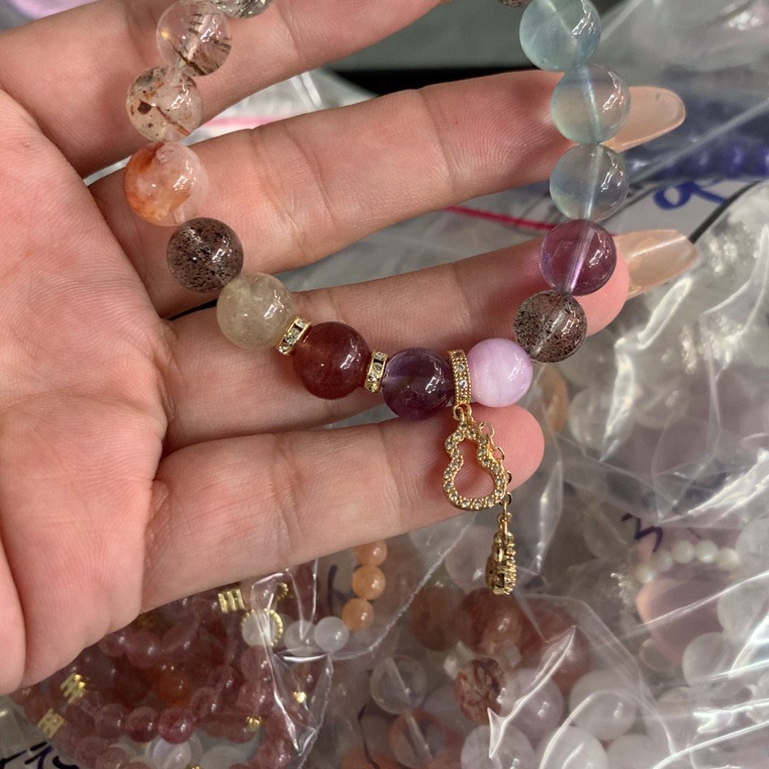 未镶嵌手链水晶多宝