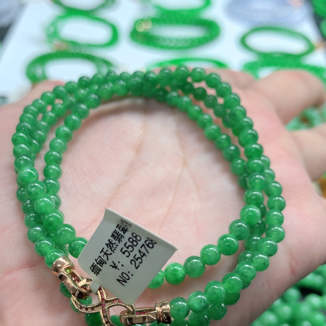 未镶嵌手链翡翠翡翠