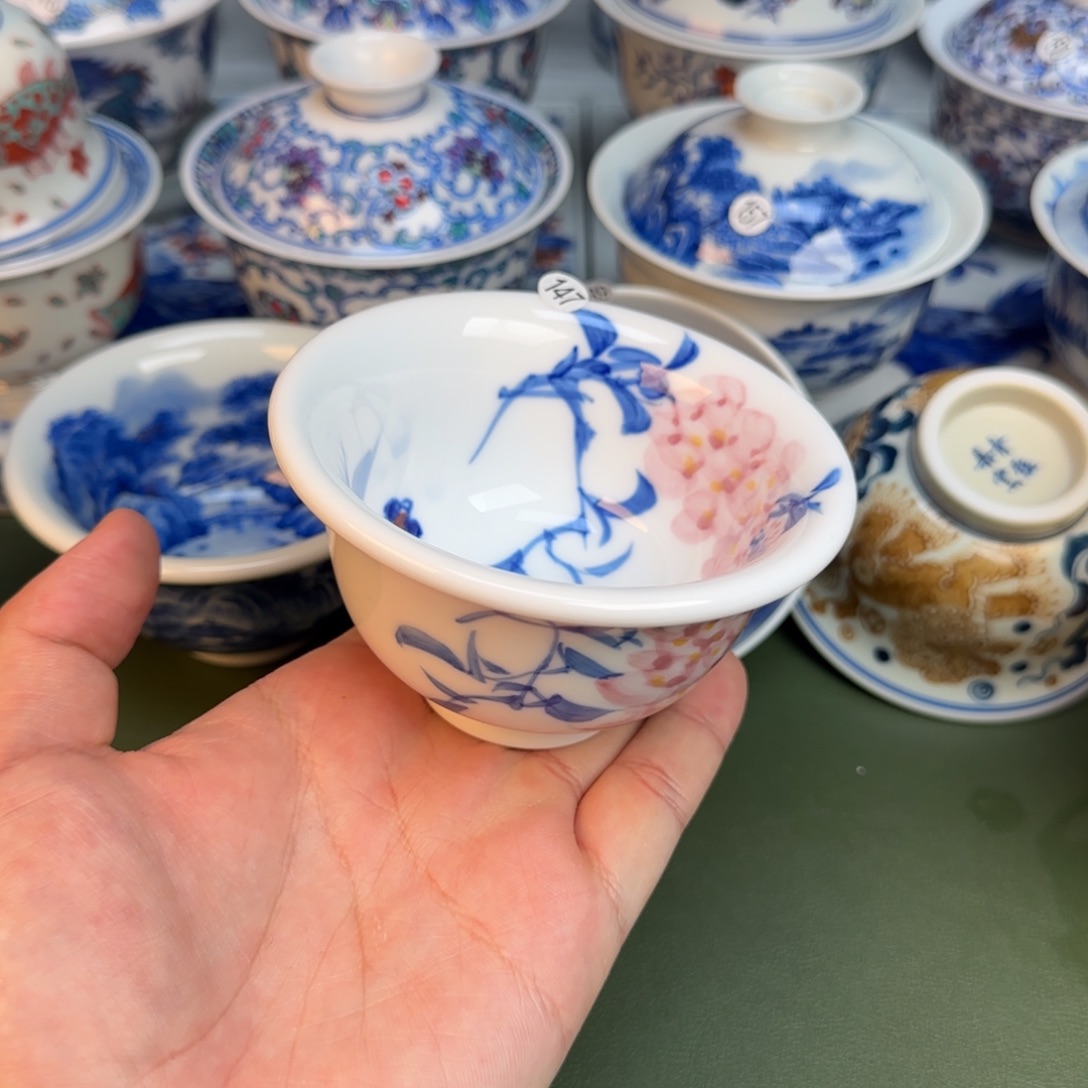 彦祖纯手工手绘茶具147