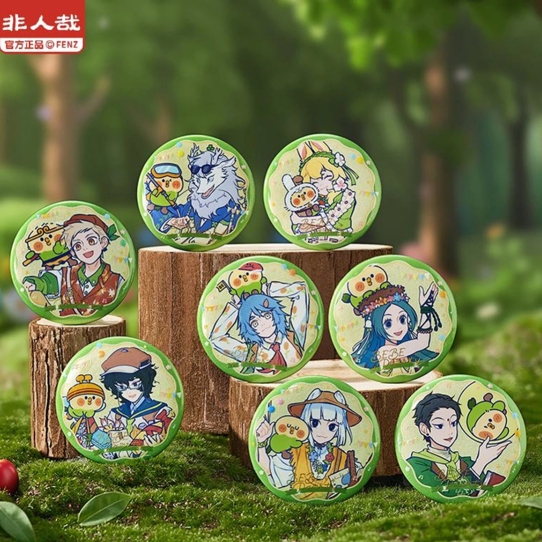 【非人哉×小鹦鹉】BEBE联名系列-正比吧唧徽章