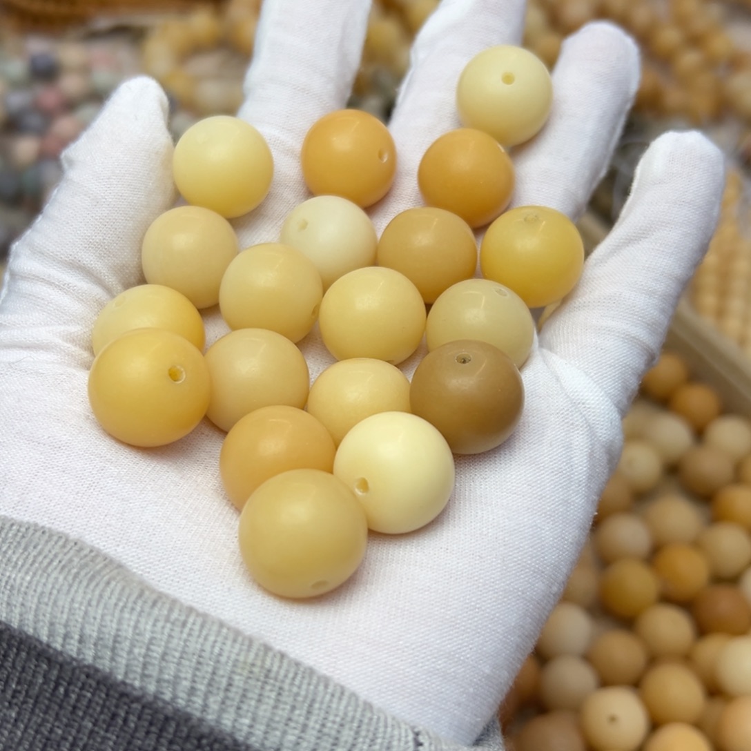 吊坠菩提根/象牙果17干磨微瑕落地果老料散珠16颗