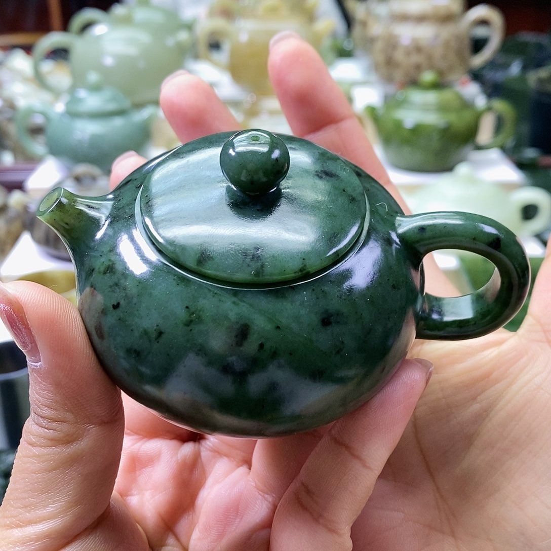 和田玉茶壶未镶嵌