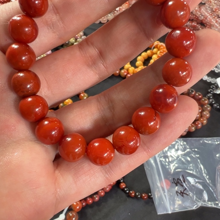 南红玛瑙手链未镶嵌ycx  wj