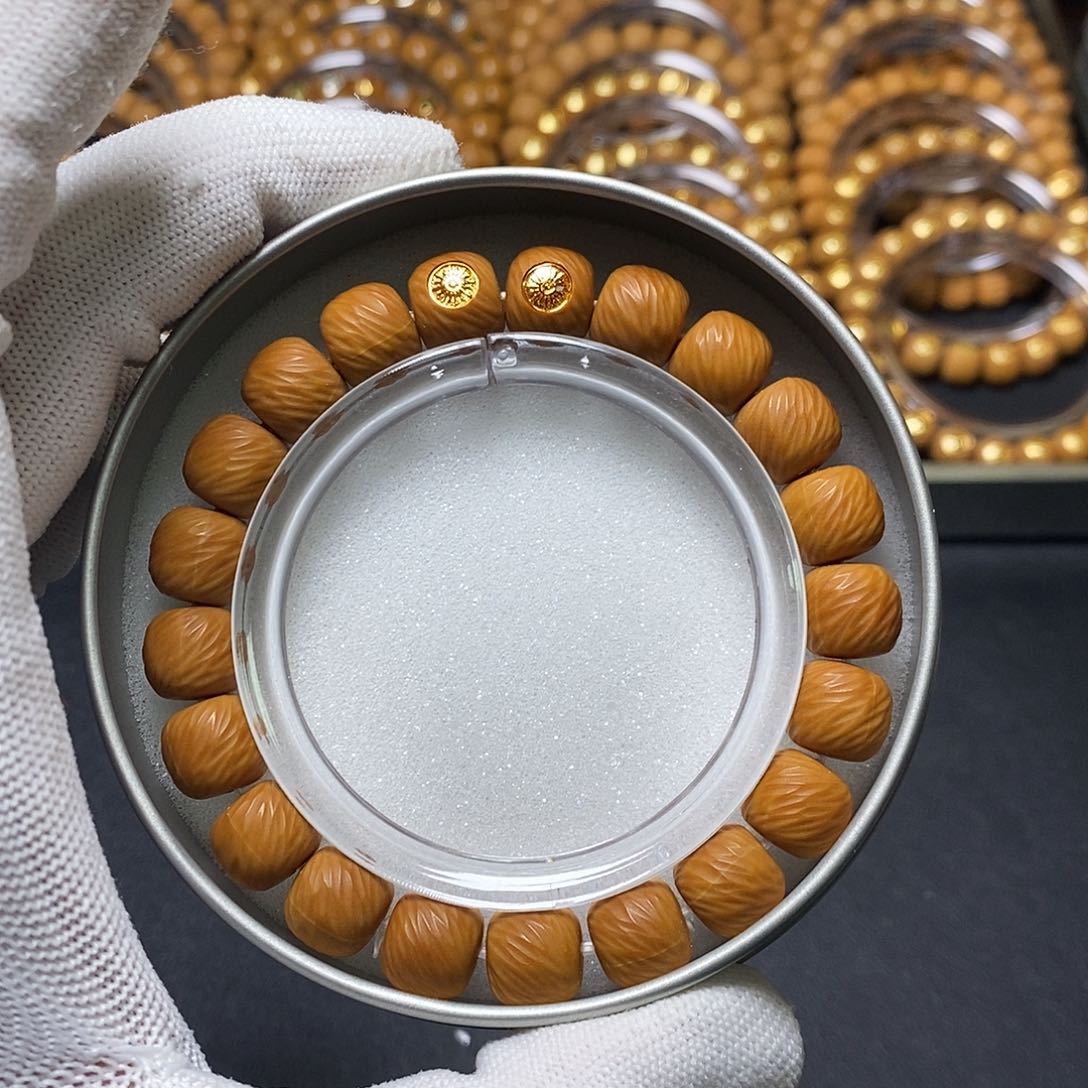 猴头核桃手串双标龙岩云锦 11左右 全品 8号