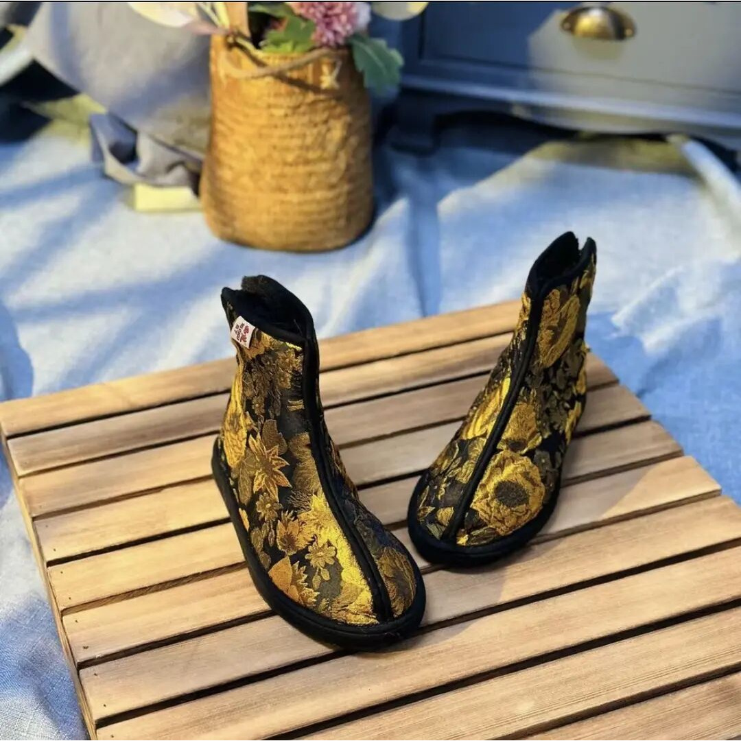 金花-【冬款-加厚保暖】西楚XICHU国潮千层底布鞋