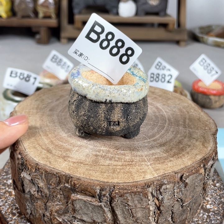 紫砂花盆匣钵土内口3.5