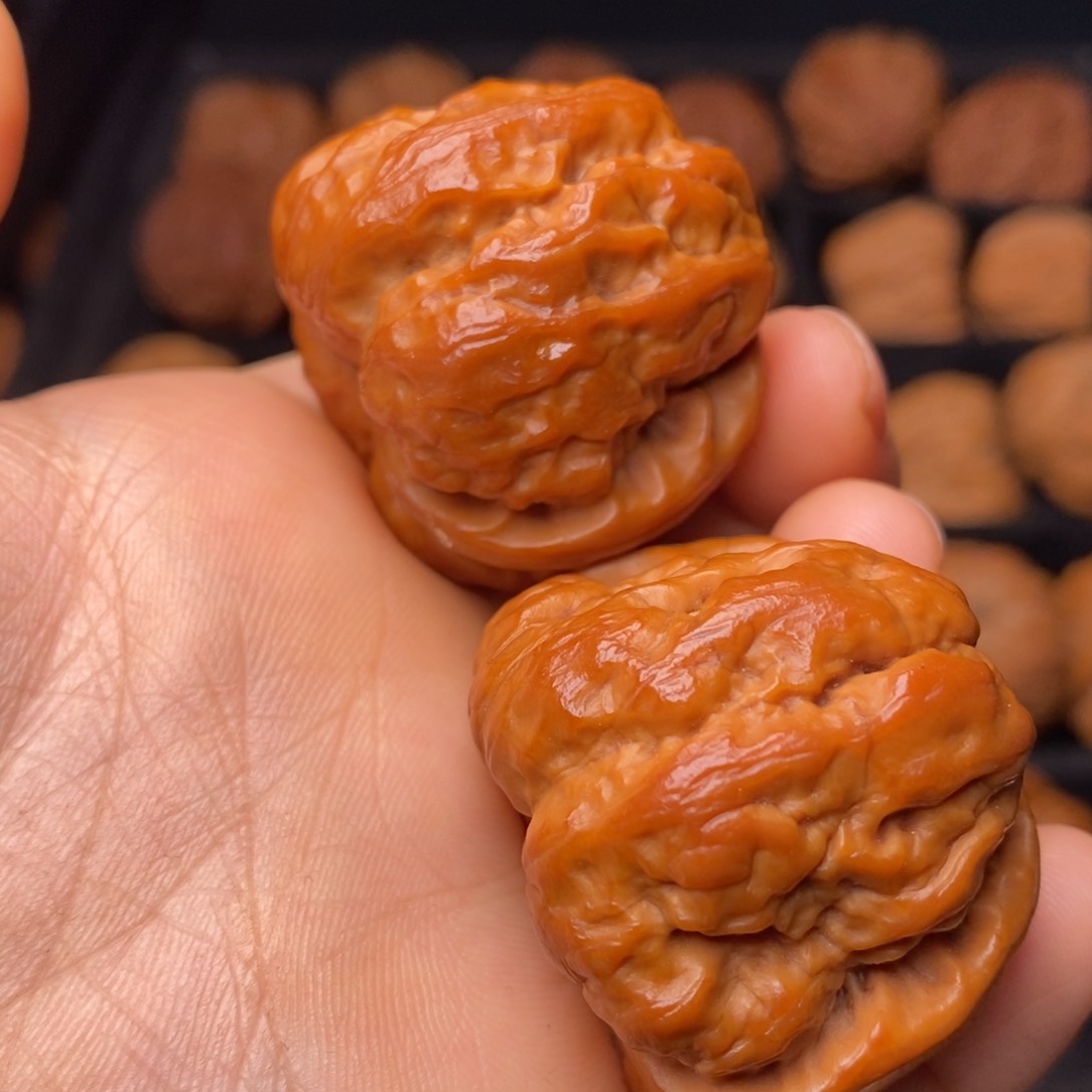 文玩核桃把件秦岭野生核桃