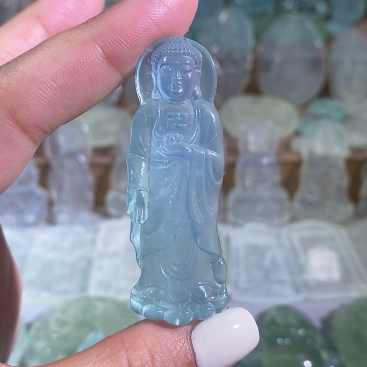 岫玉未镶嵌吊坠清*吊坠