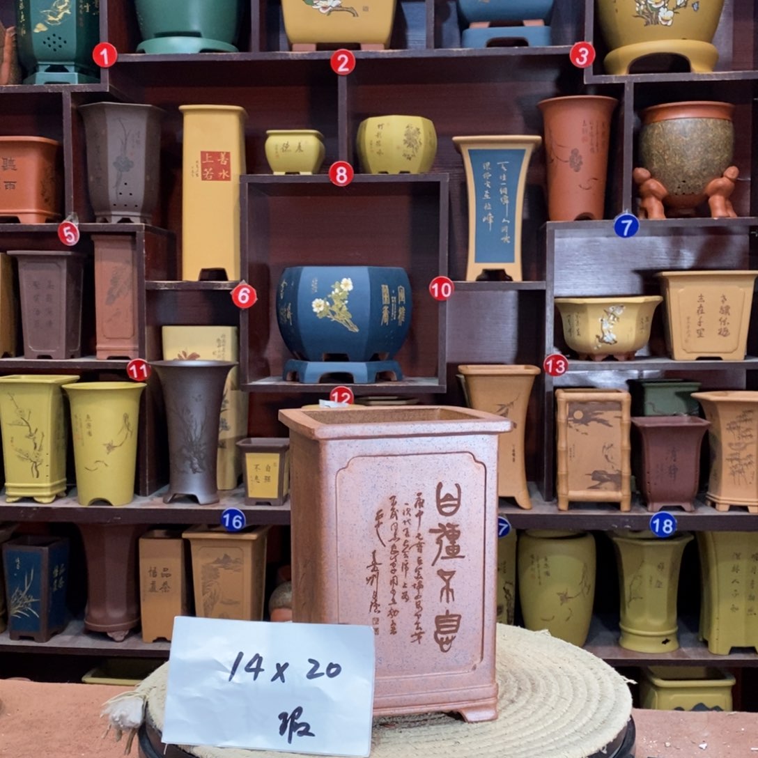 紫砂花盆紫砂花盆