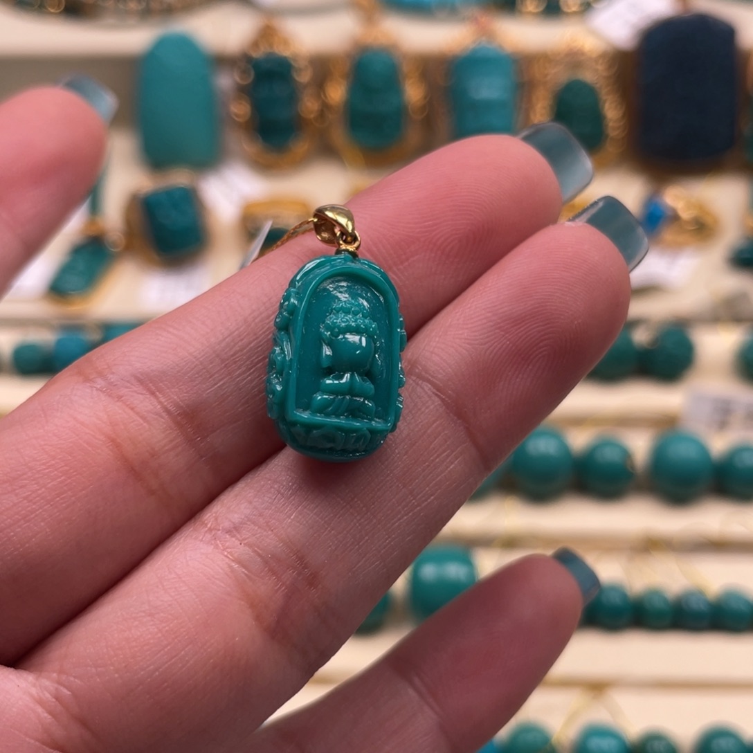 绿松石珠宝奇石未镶嵌李*