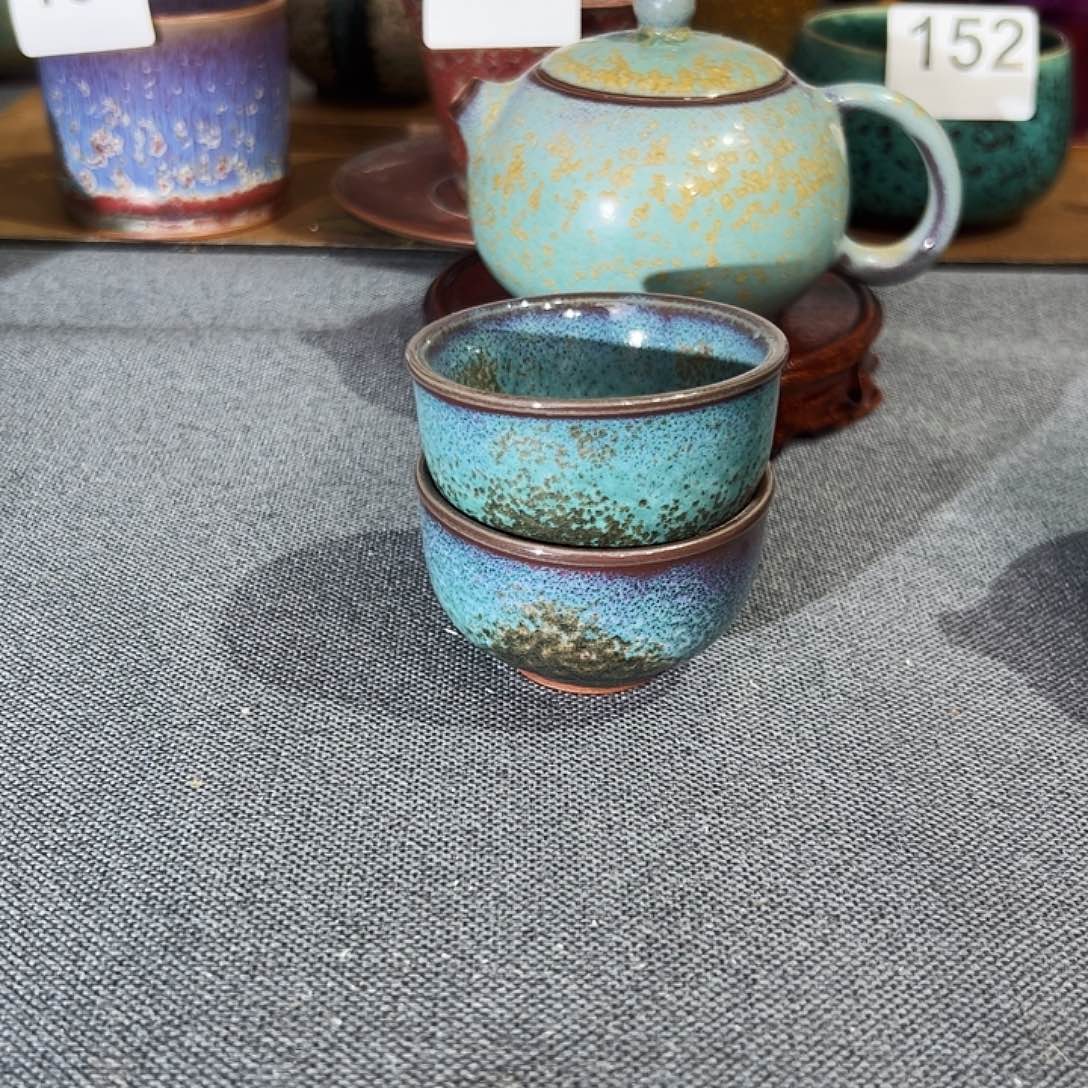 花***天杯子陶钧瓷艺术作品