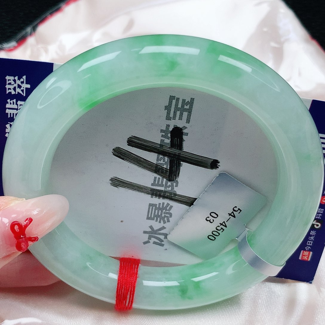 翡翠手镯未镶嵌天然缅甸a货翡翠