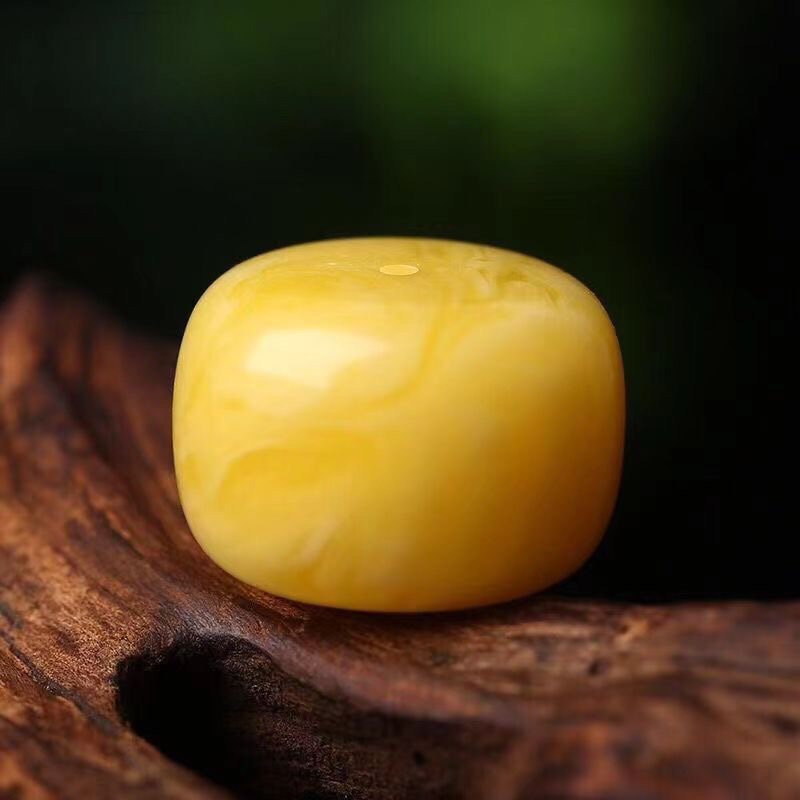 天然珠宝玉石蜜蜡墩子22mm配饰配件多样性发其一