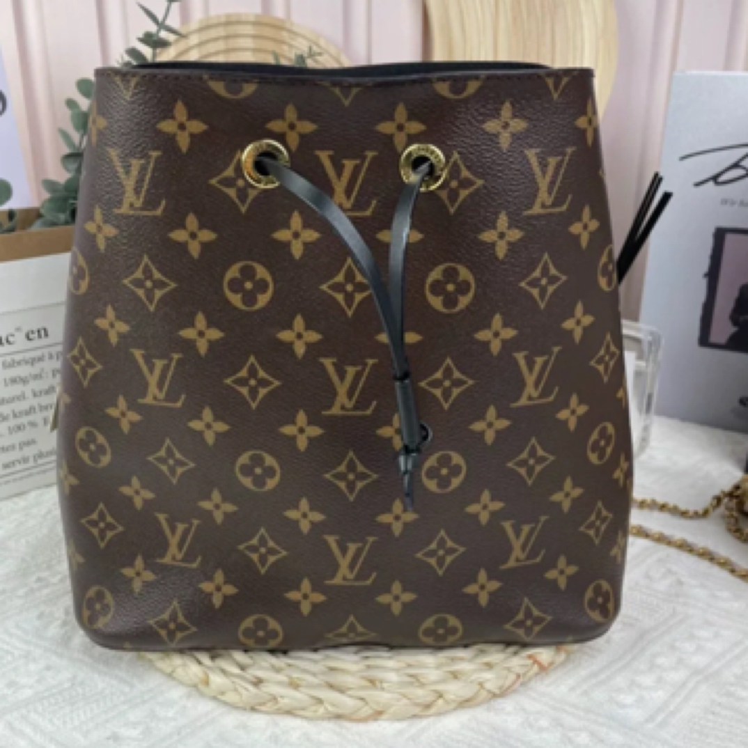 95新 LouisVuitton/路易威登 LV老花黑水桶 25090091-01