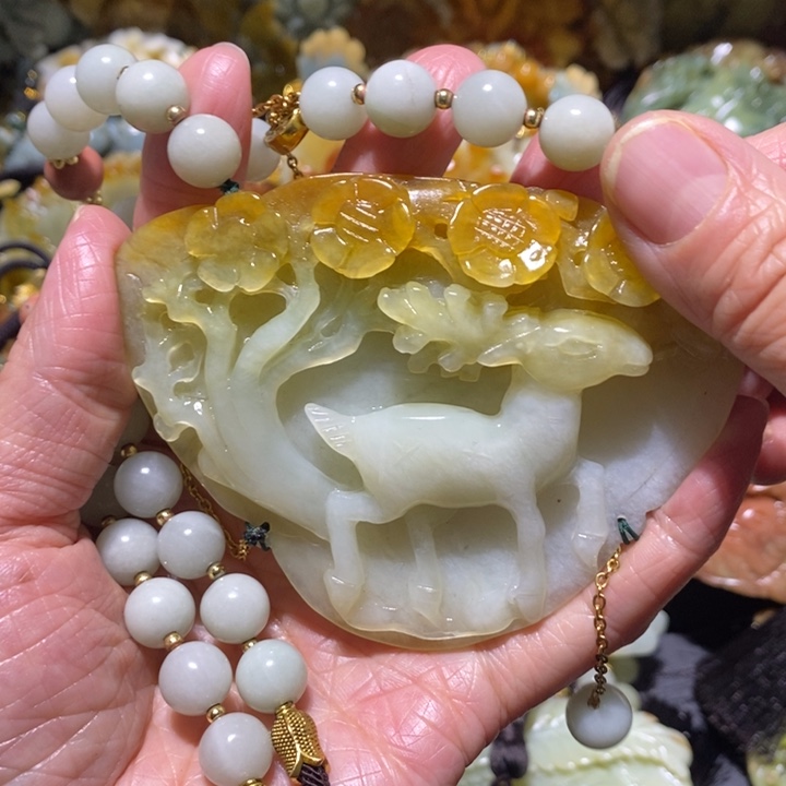 岫玉岫玉吊坠未镶嵌