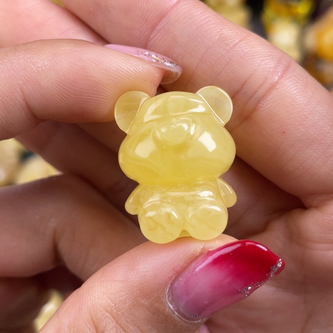 琥珀裸石未镶嵌蜜蜡