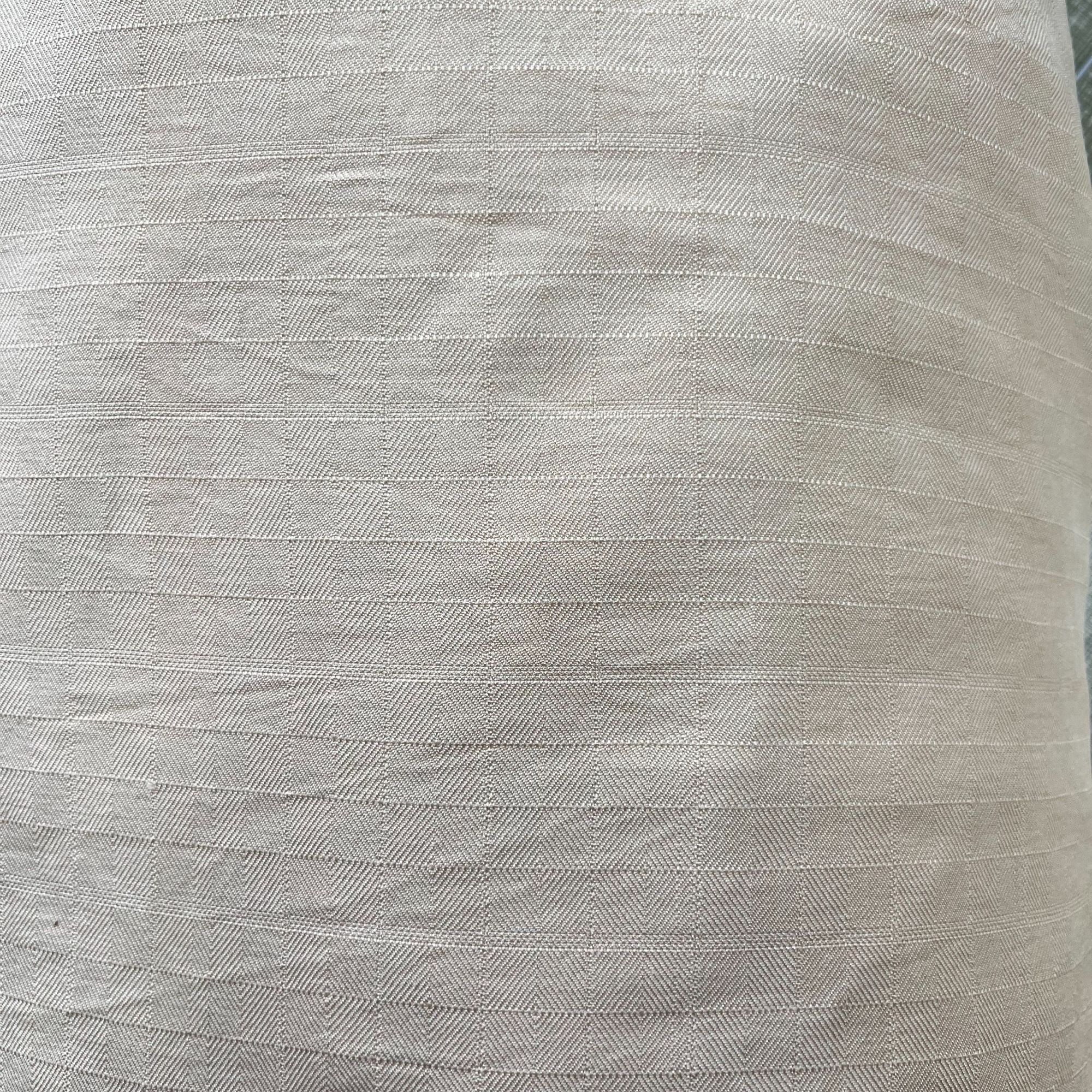 【楚娇】本色方格鲁山绸90幅宽 蚕丝