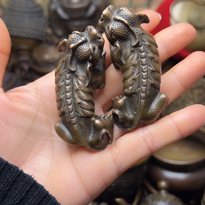 铜器摆件老王直播间