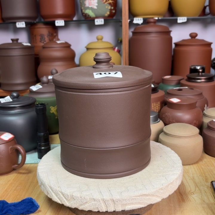 茶叶罐紫砂两斤茶叶罐407